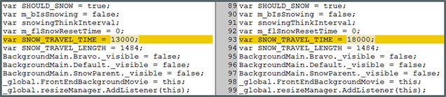 Image of the action-script modifications.