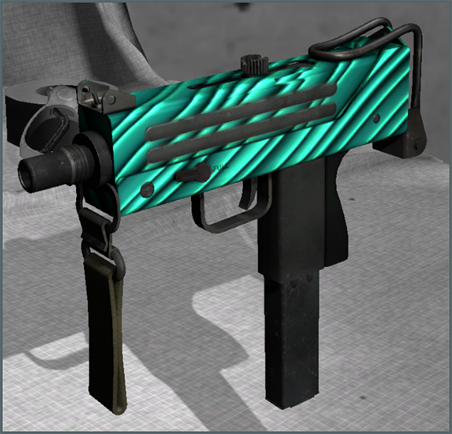 MAC10-Malachite-Work