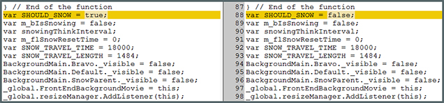 Image of the action-script modifications.